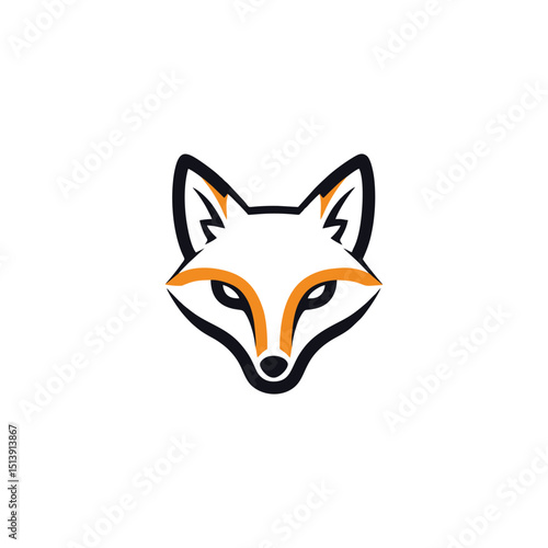 red fox face logo