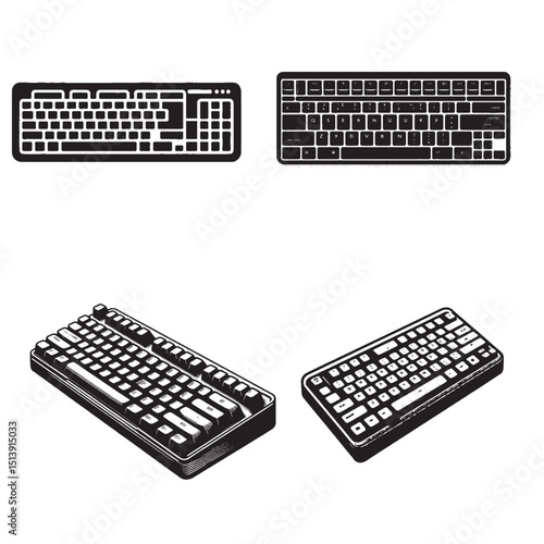 Keyboard Silhouette