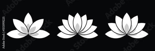 lotus flowers icon