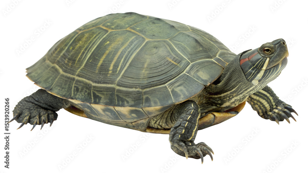 Big turtle isolated on transparent background Big turtle isolated on transparent background