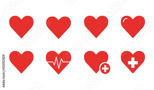 Heartbeat line icon. Emergency defibrillator sign. Automated External Defibrillator. Vector illustration.