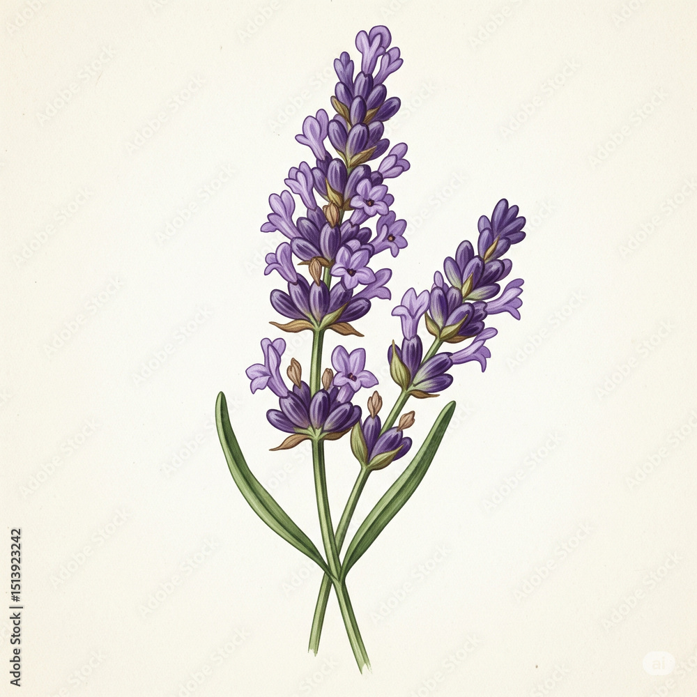 Fototapeta premium lilac flowers isolated on white
