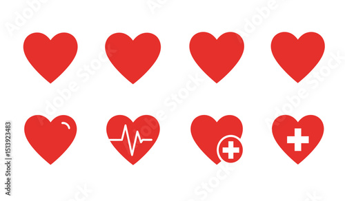Heartbeat line icon. Emergency defibrillator sign. Automated External Defibrillator. Vector illustration.