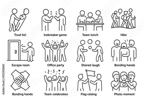 Business team building activities: trust games and group bonding moments