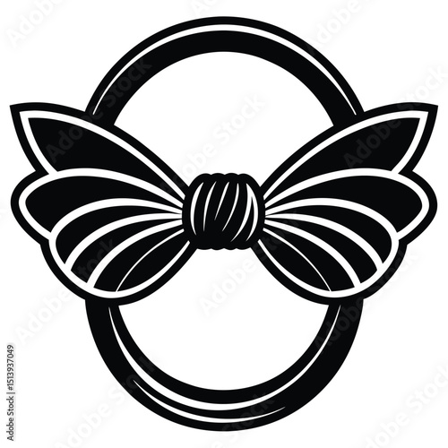 Hair Bow Ring Vector Set – Cute Black and White Clipart

Stylized Bow Hair Ties – Girly Fashion Vector Icons

Black and White Bow Accessories – Cartoon Style Clipart