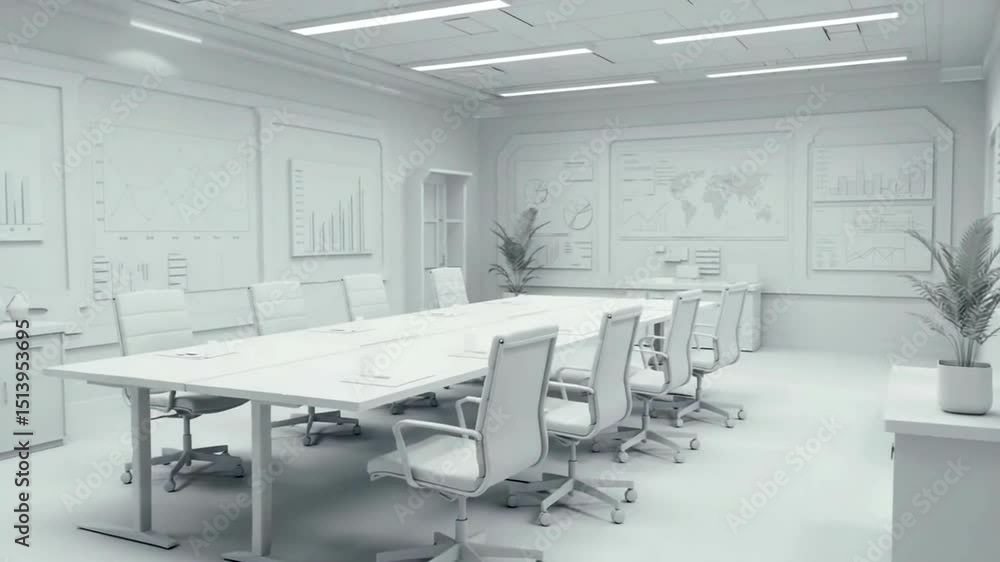 Pristine conference room White space for ideas to take shape Pristine conference room White space for ideas to take shape