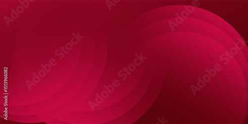 Dark red abstract background with glowing curve. Shiny red gradient geometric element. Dynamic curved lines graphic. Modern futuristic technology concept. EPS10