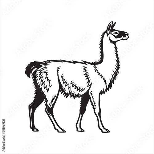 llama silhouette