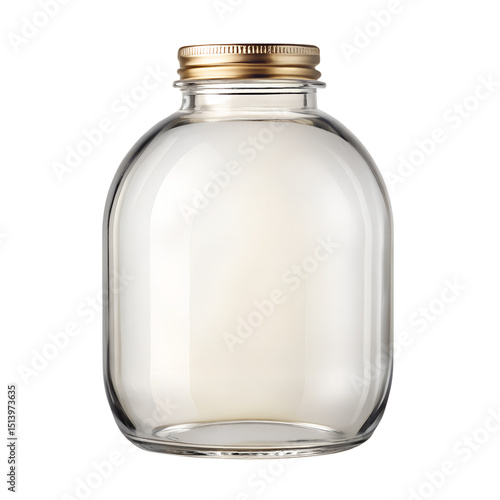 Wide Oval Bottle With Clear Premium Cap