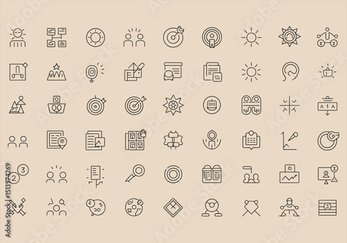 Seamless vector pattern design with a simple set of web business icons and symbols for internet media