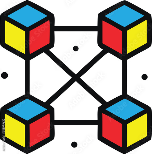 decentralized system icon