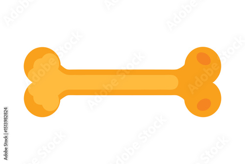 Bones Skeleton Clipart on White Background 
