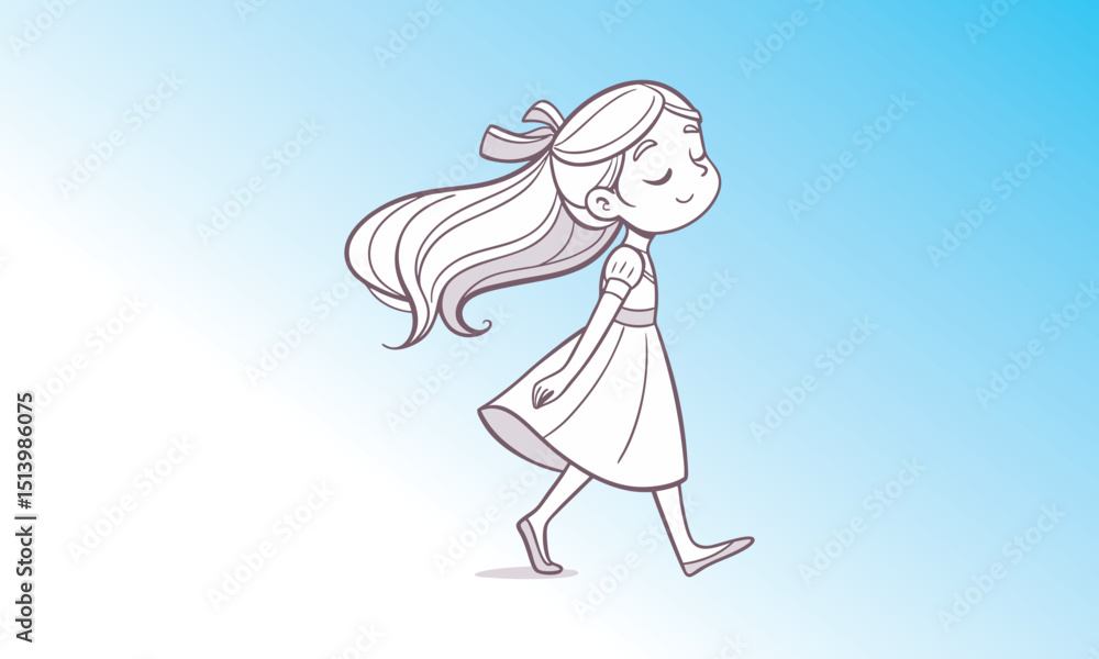 Girl vector art design free download Girl vector art design free download