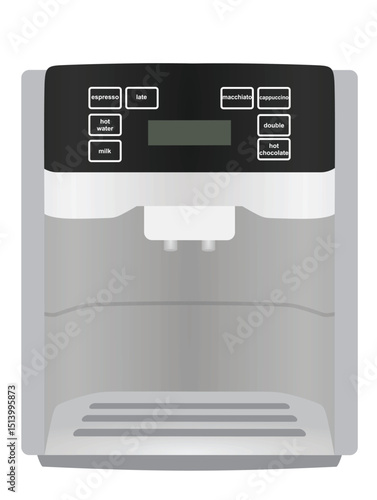 Coffee machine  espresso. vector illustration