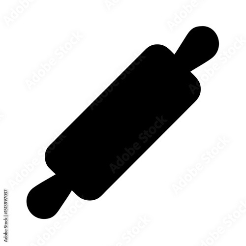 Rolling pin vector illustration for baking and cooking needs kitchen utensil icon and design element