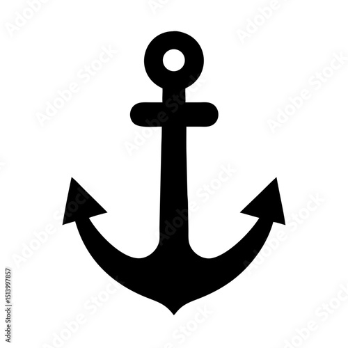 Anchor vector graphic download for nautical themed designs and maritime illustrations clip art symbol