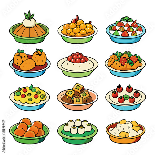 Assorted Cartoon Food Bowls
