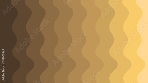 Yellow to dark yellow seamless pattern with abstract lines pattern background