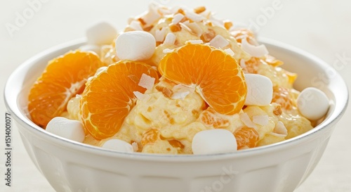 Creamy Mandarin Orange Fluff Salad - Delicious and refreshing mandarin orange fluff salad, perfect for potlucks or desserts. Sweet and creamy with a hint of orange