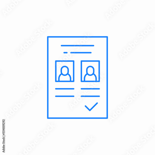 vote election icon sign vector