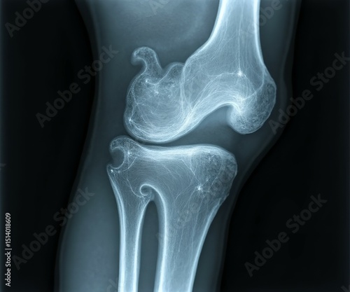 x ray of a human knee