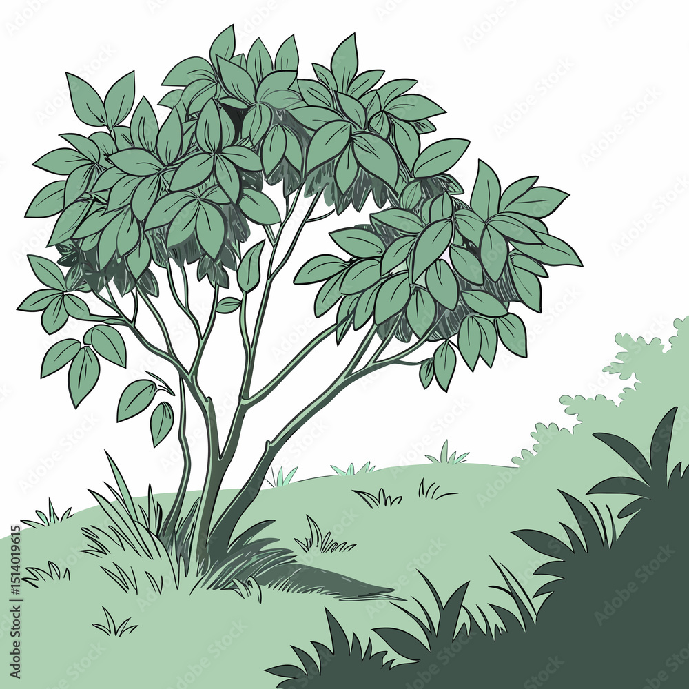 illustration of a tree illustration of a tree