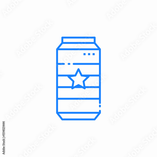 soda can icon sign vector