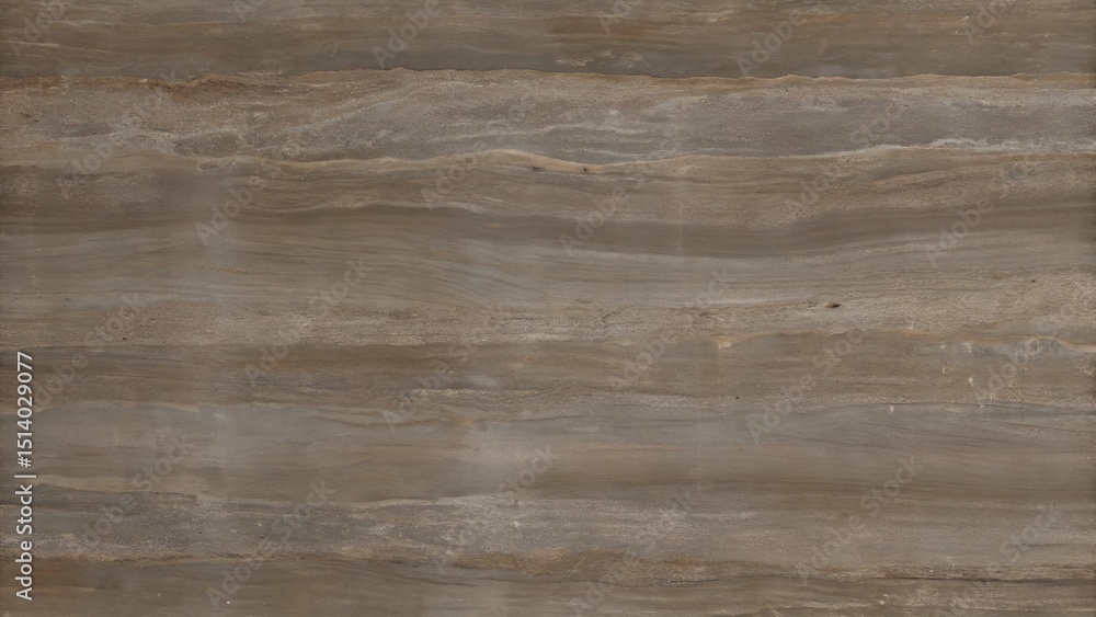 Fototapeta premium Natural Brown Marble Stone Texture with Horizontal Veins – Polished Travertine Surface for Interior Walls, Floors, and Architectural Backgrounds