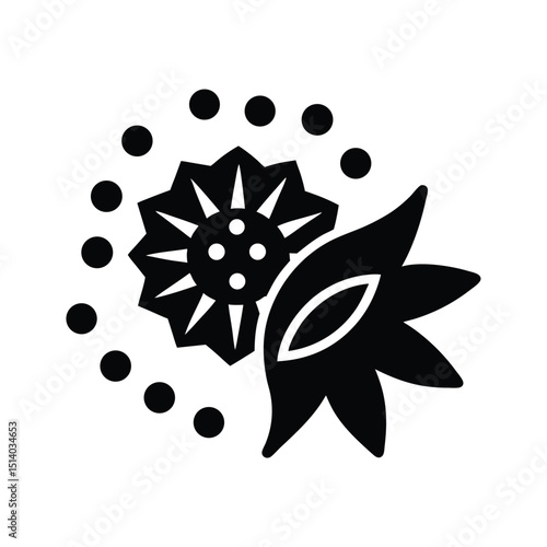 Allergy Icon Vector Flat Clean Look Isolated