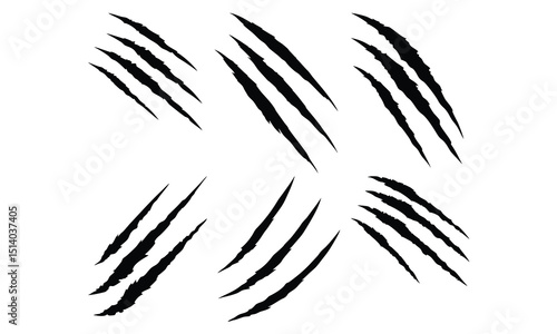 Vector illustration of wheat ears with a black flying bird silhouette