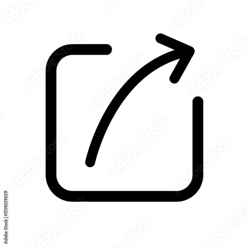 External link icon showing an arrow exiting a square representing navigation to another website page