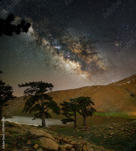 Milky Way over Sandras Mountain
