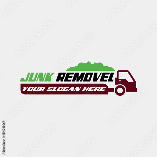 junk removal logo design vector