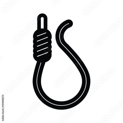 Bungee Cord Icon Vector Flat Clean Look Isolated