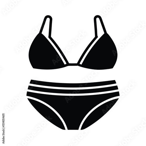 Bikini and Swim Shorts Vector
