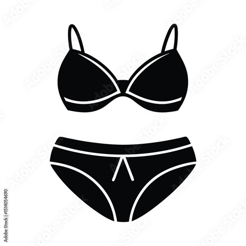 Bikini and Swim Shorts Vector
