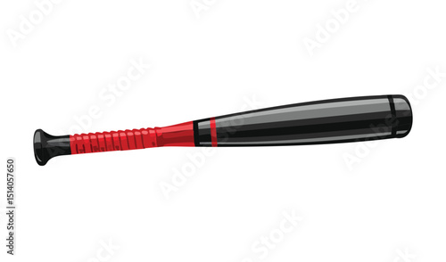 Black and Red Baseball Bat