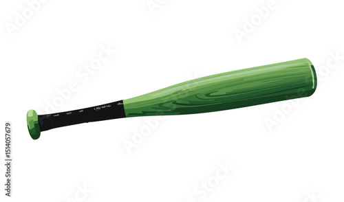 Green Baseball Bat