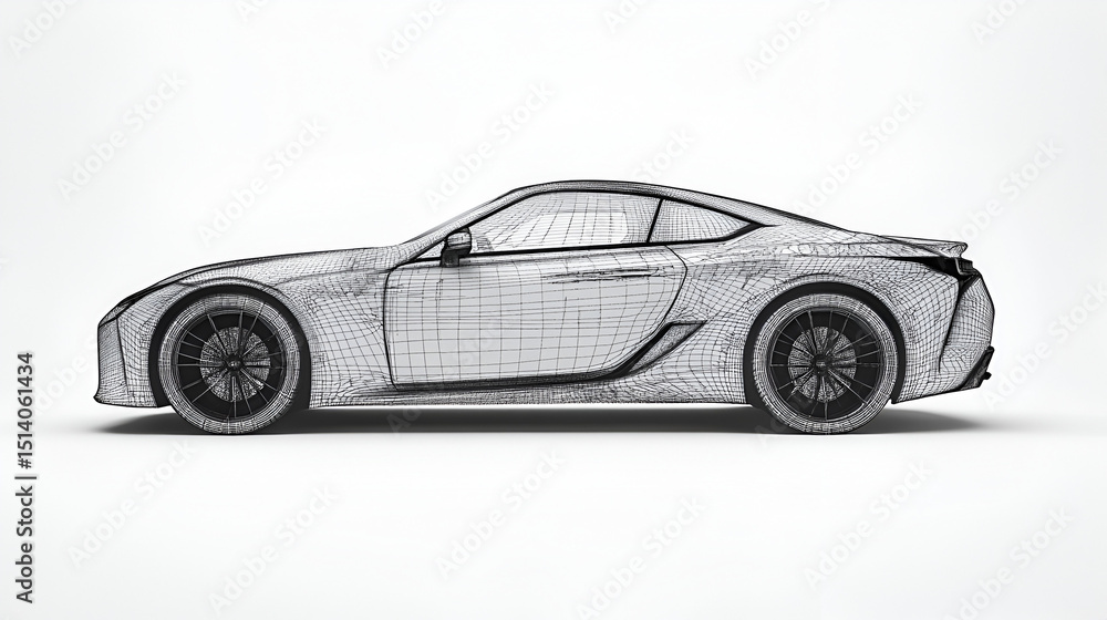 Fototapeta premium car automotive scene