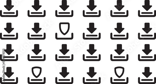 Download button design for safe downloads a secure download banner advertisement