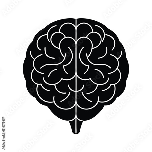 brain concept silhouette 