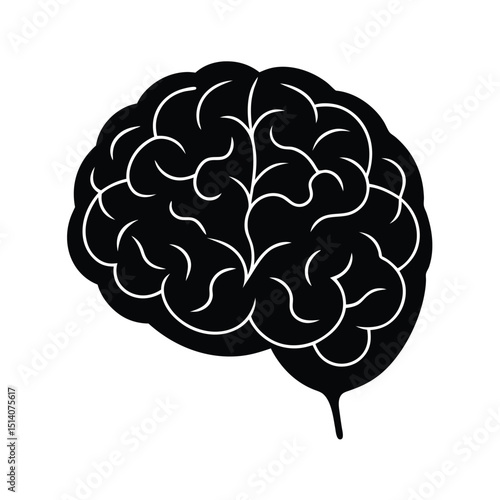 brain concept silhouette 
