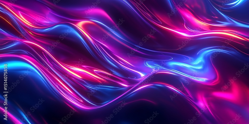 Abstract neon liquid waves background texture Abstract neon liquid waves background texture