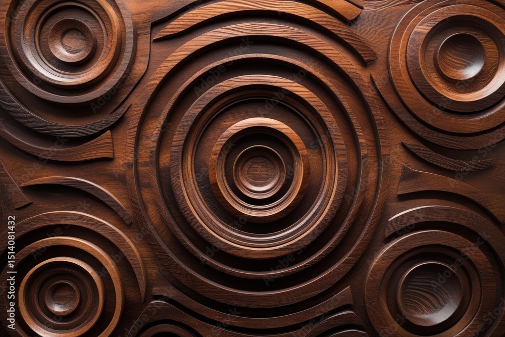 Wooden concentric circles abstract background Wooden concentric circles abstract background