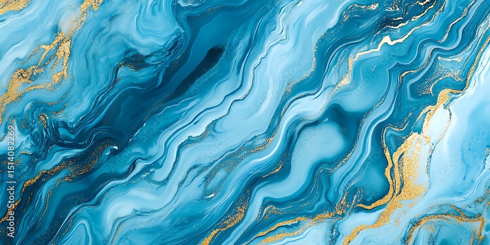 Fototapeta premium blue water background