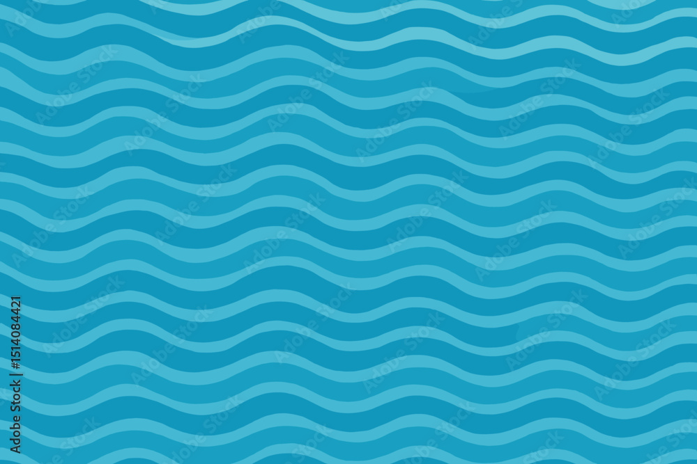 Seamless blue ocean wave pattern. Abstract water background, stylized marine ripples, aqua currents. Textured vector graphic for summer, beach, nautical, travel, and wallpaper design. Flowing lines. Seamless blue ocean wave pattern. Abstract water background, stylized marine ripples, aqua currents. Textured vector graphic for summer, beach, nautical, travel, and wallpaper design. Flowing lines.