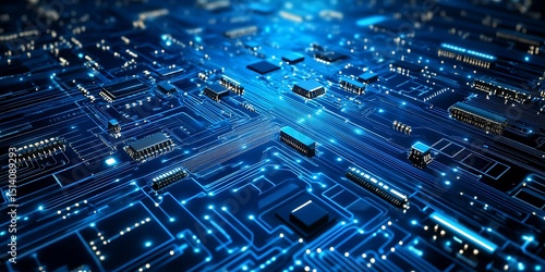 fiber optics background with light spots