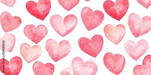 seamless background with hearts