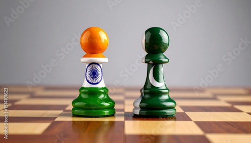 India Pakistan Chess Game