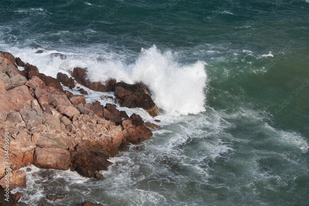 Fototapeta premium beautiful view of the sea coast